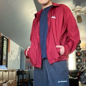 VINTAGE red windbreaker!